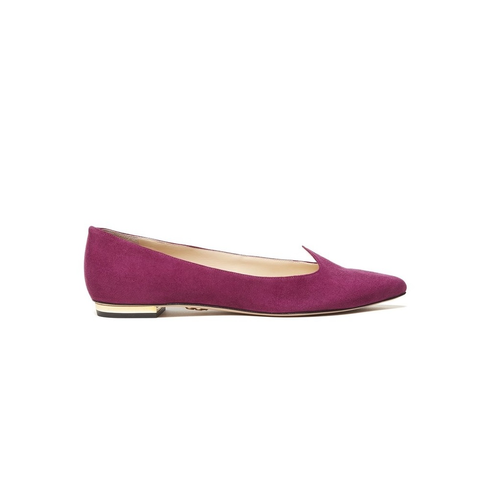 Zvelle Rayna Flats Purple Potion Suede